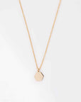 GT Hexagon Pendant + Chain Necklace