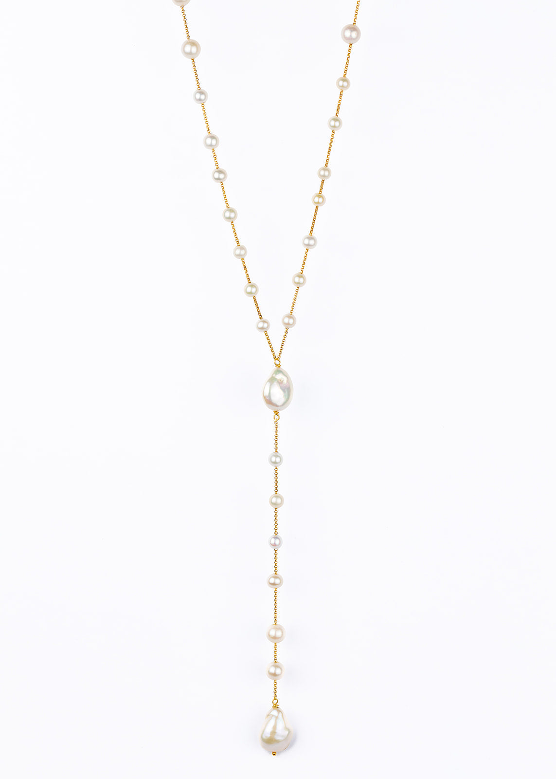 Baroque Long Freshwater Pearl Necklace