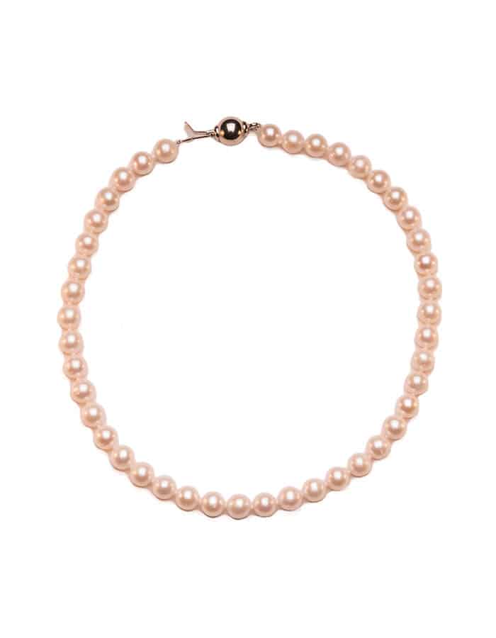 Infinity Pearl Necklace | 7mm