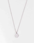 GT Hexagon Pendant + Chain Necklace