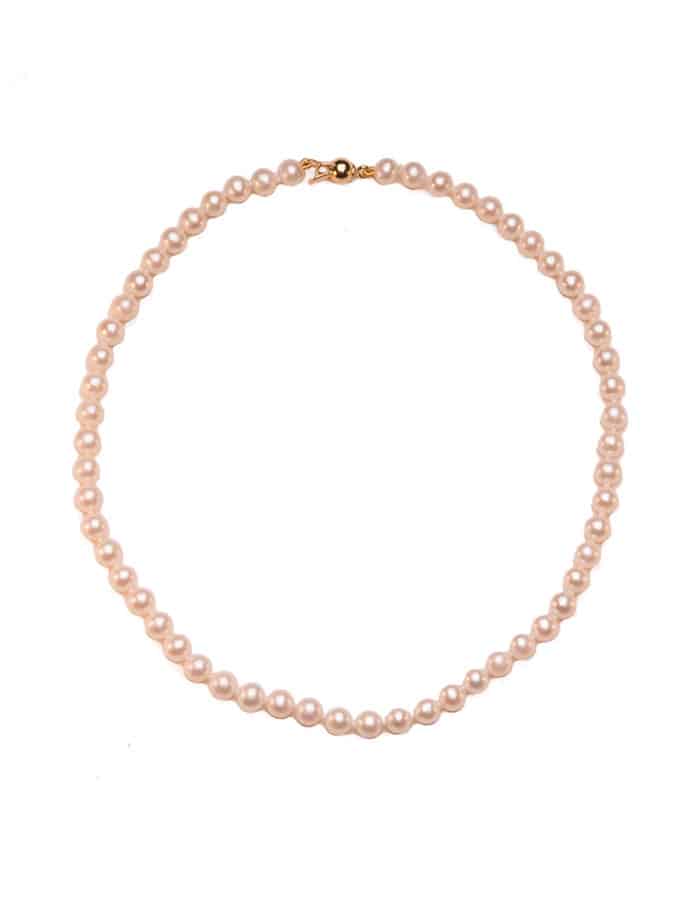 Infinity Pearl Necklace | 6mm