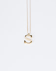 18kt Gold Initial S with Diamonds