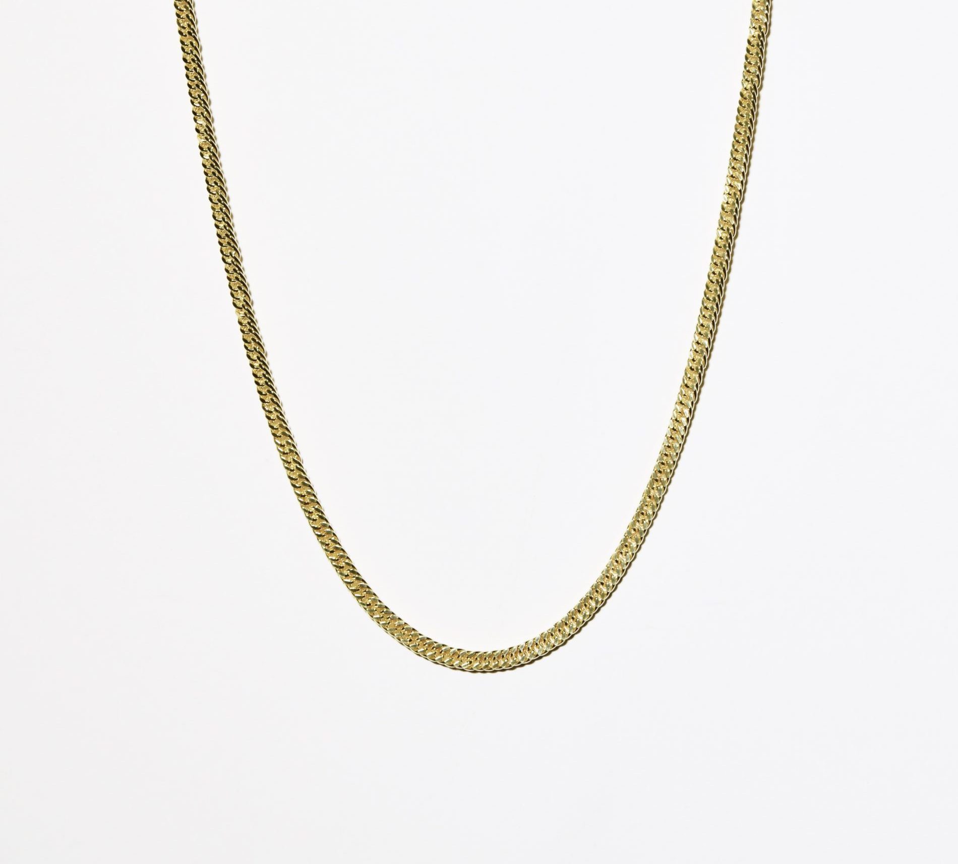Closed Curb Chain Necklace Vivi Jewellery